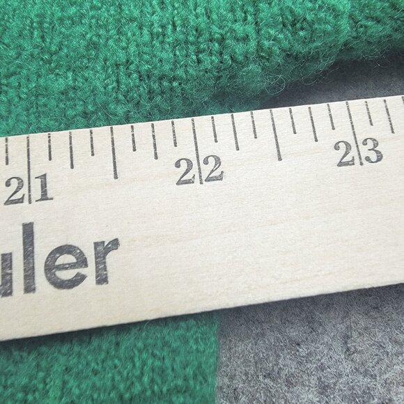 J Crew Sweater Womens Small Green Pullover Merino Wool Alpaca Blend Crewneck - Picture 10 of 11